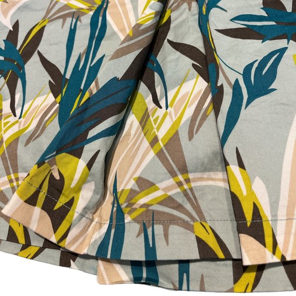 COPY - LIZGOLF Skort Size 14 Tropical Skirt with Shorts 2 Pockets 97% Cotton - Picture 7 of 14